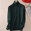 Cashmere Sweater Women Turtleneck 2021 Winter White Women&