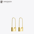 ENFASHION Wholesale Lock Drop Earrings For Women Gold Color Stainless Steel Dangle Earings Fashion Jewelry Gifts Brinco E5282