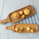 Japan Style Wood Desserts Plate Eco Natural Creative Fruits Cutting Boards No Paint Food Serving Trays Sushi Plates Tableware