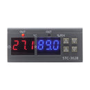 数字温湿度计 温湿度控制器 交流110V-220V 直流12V 调节器 加热制冷控制 STC-3028