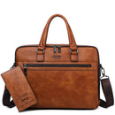 JEEP BULUO Brand High Quality Men Business Briefcase Bags For 14 inch laptop A4 File 2019 New Style Shoulder Travel Bag For Man
