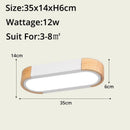 New Remote Control Minimalist Ceiling Lights Wooden Decorative Ceiling Lamps Panels For Living Room Bedroom Corridor Luminaire
