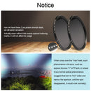 K&F CONCEPT ND2-ND400 Fader Variable ND Filter 37-82mm Adjustable Neutral Density DSLR Camera Lens Filter with Cleaning Cloth