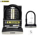 Etook U-lock Bike Lock Anti-theft Steel Electric Bicycle Scooter Convenient Lock Frame Bicycle Accessories ET110