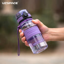 UZSPACE优之儿童运动水壶塑料便携防漏防摔水杯我的最爱350ml Tritan材质不含BPA