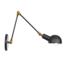 Industrial Adjustable Swing Arm Wall Lamp Reading Bedside Vintage Wandlamp Retro Extendable Led Wall Lights Fexible White Gold