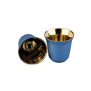 Espresso Mugs 80ml 160ml Set of 2 ,Stainless Steel Espresso Cups Set, Insulated Tea Coffee Mugs Double Wall Cups Dishwasher Safe