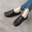 GKTINOO Spring Ladies Genuine Leather Handmade Shoes Women Hook &Loop Flat Shoes Women 2022 Autumn Soft Loafers Flats