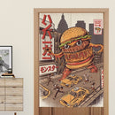 Japanese Style decorative door curtain fabric cloth home screens partition bathroom sushi kitchen restaurant curtains