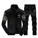 Autumn Tracksuit Men 2021 Sportswear Fashion Mens Set Two Pieces Zipper Warm Sweatshirt Jacket+Sweatpants Moleton Masculino Sets