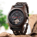 BOBO BIRD Mechanical Watches Men Top Brand Luxury Wooden Watch montre homme automatique W-Q27