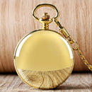 Top Luxury Smooth Roman Numerals Vintage Mechanical Pocket Watch Steampunk Hand Winding Men&