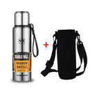 UPORS Large Capacity Stainless Steel Thermos Portable Vacuum Flask Insulated Tumbler with Rope Thermo Bottle 500/700/1000/1500ml