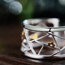 Lotus Fun Real 925 Sterling Silver Open Ring Fine Jewelry Oriental Element Window Decoration Paper-cut Design Rings For Women