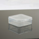5.5x5.5x2.1cm square Plastic Storage Box Jewelry Container Transparent Square Box Case Container for Jewelry Beads Earrings