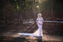 Long Maternity Photography Props Pregnancy Dress For Photo Shooting Off Shoulder Pregnant Dresses For Women Maxi Maternity Gown