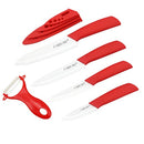 FINDKING Zirconia Ceramic Knife set 3" 4" 5" 6" inch+ Peeler+Covers Paring Fruit Utility Kithchen Knife 5pcs 2018 best knives