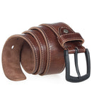 MEDYLA brand mens belt high quality natural genuine leather belts for men hard metal matte black pin buckle real leather belt