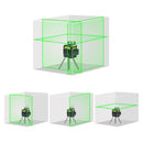 Huepar 12 Lines 3D Cross Line Laser Level Green Laser Beam Line Self-Leveling 360 Vertical & Horizontal Cross Super Powerful