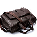 Men Leather Black Briefcase Business Handbag Messenger Bags Male Vintage Shoulder Bag Men&
