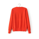 Women 1970 letter pullover Long Sleeve Sweater hot fashion star top Letter 1970 Knitting Tops