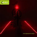 Meilan X5 Wireless bike Brake light version Flash Safety Rear Turn Bicycle Wireless Remote Control turning laser light