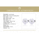 Lotus Fun Real 925 Sterling Silver Earrings Natural Crystal Gems Fine Jewelry Flower in the Rain Stud Earrings for Women Brincos