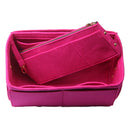 Fits Keepall 45 50 55 60 Insert Organizer Purse Handbag Bag in Bag-3MM Premium Felt(Handmade/20 Colors)w/Detachable Zip Pocket