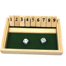 2-4人棋盘游戏 酒令数字拼图板游戏 关盒游戏套装 适用于朋友/家人
