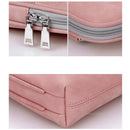 Fashion Pu Waterproof Scratch-resistant Laptop Briefcase 13 14 15 inch Notebook Shoulder Bag Carry Case For women and men