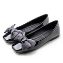 CEYANEAO2019 Spring New Fashion Luxury Women Soft Flat Butterfly Knot Ballet Flats Large Size Low Heels Designer ShoesE1129