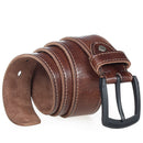MEDYLA brand mens belt high quality natural genuine leather belts for men hard metal matte black pin buckle real leather belt