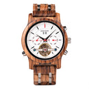 BOBO BIRD Mechanical Watches Men Top Brand Luxury Wooden Watch montre homme automatique W-Q27