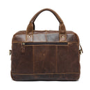 WESTAL Men's Bag Genuine Leather Men's Briefcases Laptop Bag Leather Totes for Document Office Bags for Men Messenger Bags 8002