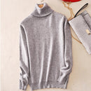 Cashmere Sweater Women Turtleneck 2021 Winter White Women&