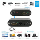 4K HDMI音频分离器5.1 4K 60Hz音频HDMI分离器 HDMI转光纤音频转换器 HDMI ARC 4K 适用于Xbox Series X