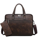 JEEP BULUO Brand High Quality Men Business Briefcase Bags For 14 inch laptop A4 File 2019 New Style Shoulder Travel Bag For Man