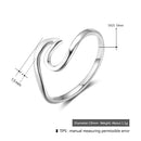 JewelOra 925 Sterling Silver Rings for Women Simple Female Finger Ring Wedding Bands Fine Jewelry Accessories