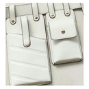 Women Waist Bag Fashion Leather Waist Belt Bag Crossbody Chest Bags Girl Fanny Pack Small  Phone Pack shoulder strap Packs 03037