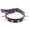 Black Spike Choker Belt Collar Women Pu Leather Goth Choker Necklace for Women Party Club Chockers Sexy Gothic Jewelry Harajuku