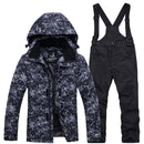 Thermal Kids Ski Suit Boys Girls Ski Jacket Pants Set Windproof Waterproof Snowboarding Jacket Winter Children Skiing Suits Snow