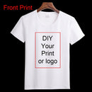 Customized Print T Shirt Women's Man DIY Photo Logo Brand Top Tees T-shirt Men's Boy's clothes Casual Kid's Baby's Tshirt