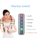 JinKaiRui 12 Massage Balls U Shape Electric Shiatsu Kneading Back Neck Shoulder Body 4D Infrared Heating Massager Car Home Relax