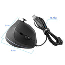 ZELOTES 立式游戏鼠标 有线 RGB 人体工学 USB 光学鼠标 可编程激光鼠标 10000 DPI 适用于游戏玩家操纵杆 C18