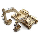 STEM Toys for Children Educational Science Experiment Technology Toy Set  DIY Hydraulic Excavator Model Puzzle Painted Kids Toys
