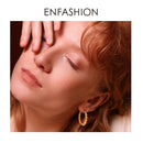 Enfashion Pure Form Twist Hoop Earrings Circle Gold Color Small Round Hoops Earings For Women Fashion Jewelry Aros EF181082