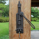 Cast Iron Wall Mounted Wine Bottle Opener European Country Side Handmade Heavy Antique Black Home Garden Decor Metal Plaques