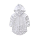 Hooded Baby Boys Girls Coat 2-7 Years Cotton 3D Dinosaur Sweatshirt Kids Children Outwear In Spring Autumn KF709