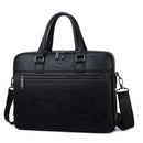 JEEP BULUO Brand High Quality Men Business Briefcase Bags For 14 inch laptop A4 File 2019 New Style Shoulder Travel Bag For Man