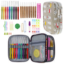 DIY Needle Arts Craft Crochet Hook Set and Bag Animal Ergonomic Yarns Crochet Knitting Needle Scissors Sewing Set Accessories